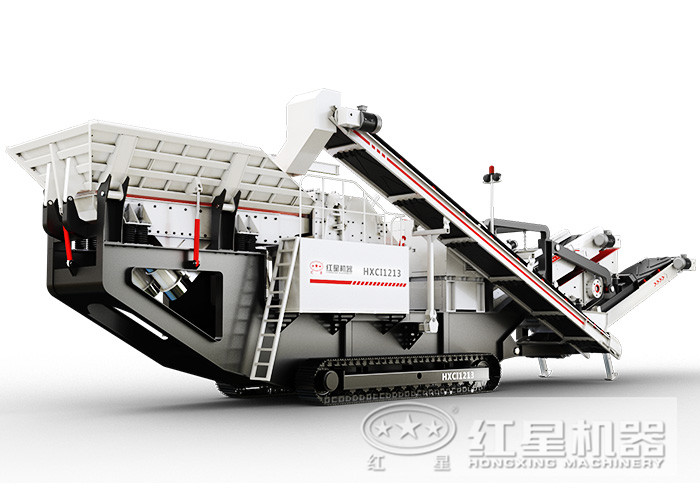 履帶式移動破碎機——履帶液壓驅(qū)動，一體化作業(yè)效率更高