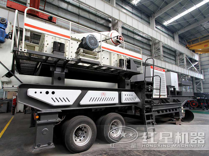 小型車(chē)載移動(dòng)石料破碎機(jī)_小投資，大收益