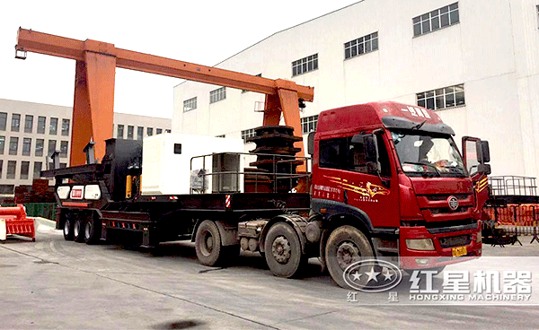 機(jī)動性強(qiáng)的移動破碎車