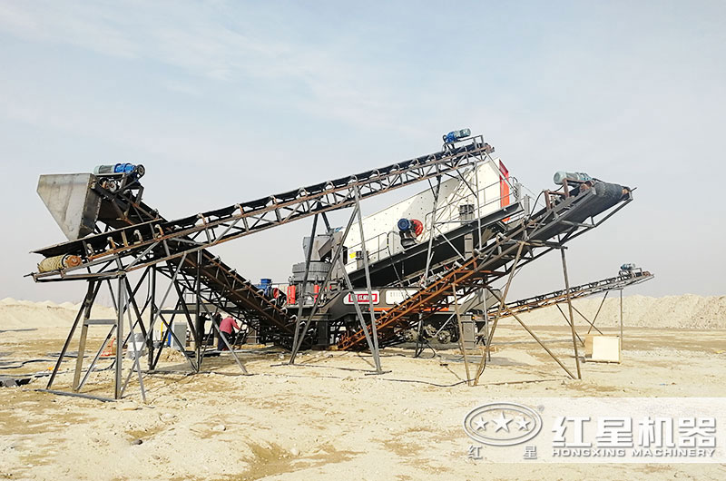 鋼筋混凝土破碎用什么機(jī)器？建筑垃圾移動(dòng)破碎站剛剛好