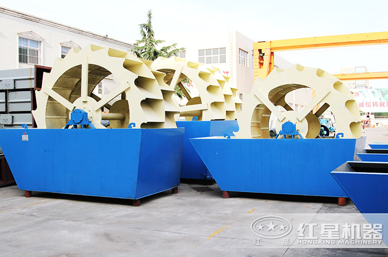 一天能洗3000噸的3020輪斗式洗砂機，以高產(chǎn)威震四方