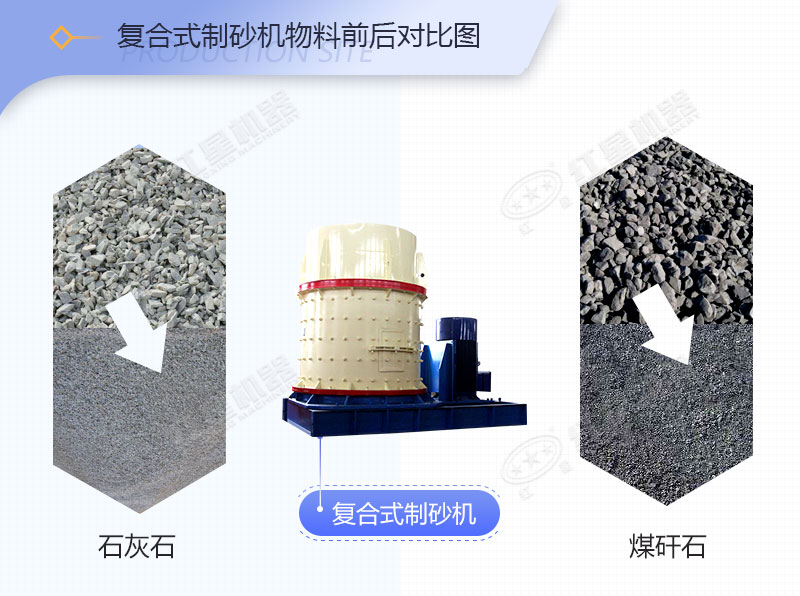 小型復(fù)合制砂機(jī)生產(chǎn)的沙子怎么樣？邀您來現(xiàn)場(chǎng)一睹為快