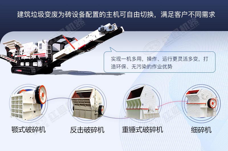 建筑垃圾變廢為磚設(shè)備多種配置滿(mǎn)足多種需求