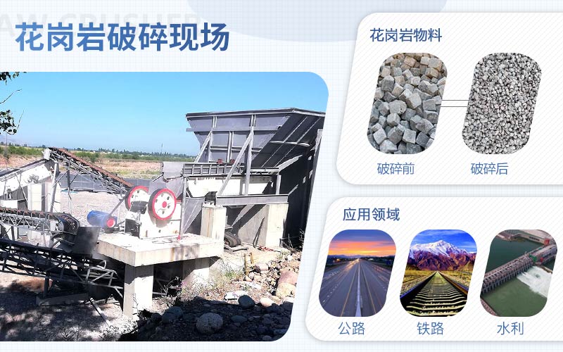 花崗巖破碎用什么機器？配置一套花崗巖破碎設(shè)備需要多少錢?