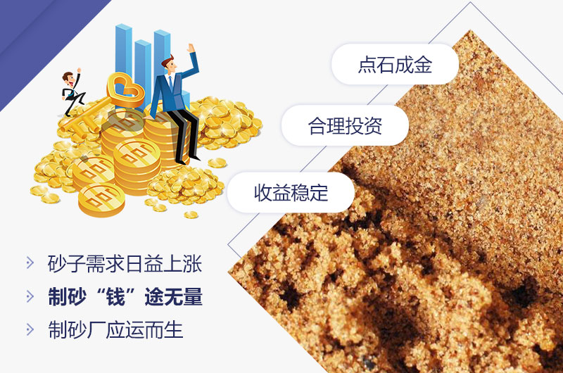 石頭制砂低投資，高收益
